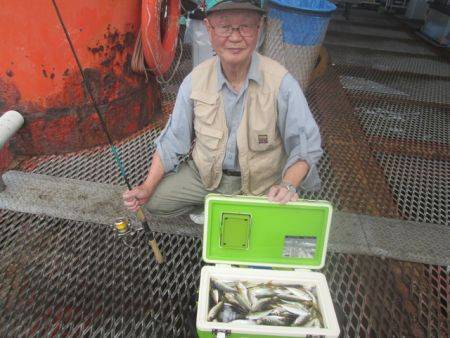 尼崎市立魚つり公園　アジ好調