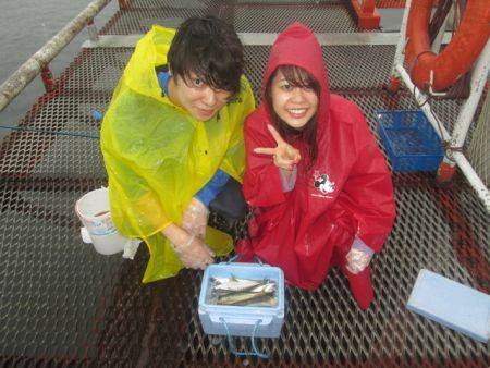 サバたくさん釣れています♪