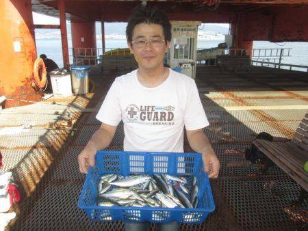 〜真夏日続きます〜　魚つり公園でサビキ釣り