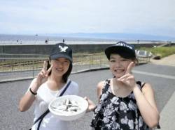 大阪南港海釣り公園　豆アジ多数