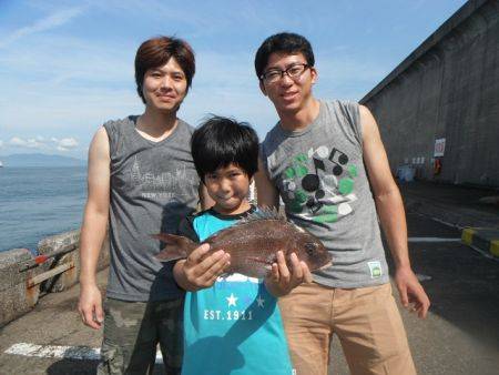 和歌山北港魚つり公園　マダイ　　　３６㎝