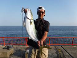 平磯海つり公園　バイブレーションでブリの釣果