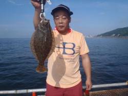 神戸市立須磨海づり公園　サビキでヒラメ