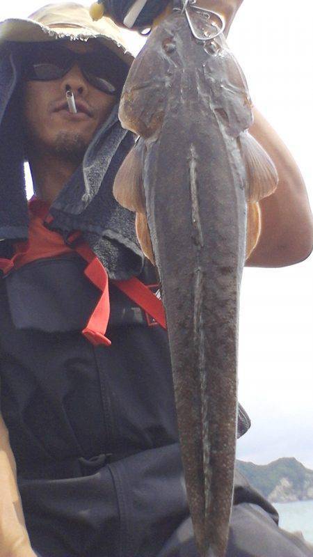 堤防からマゴチ