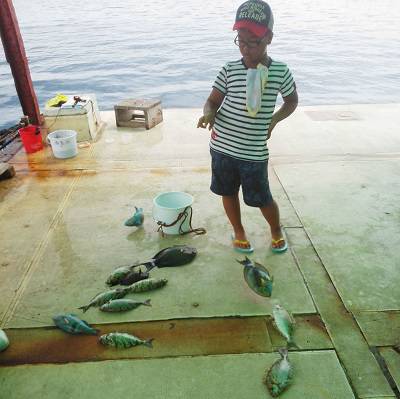 本部釣りイカダ 釣果
