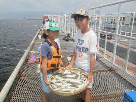 尼崎市立魚つり公園　良型のサバも！