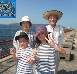 神戸市立平磯海づり公園 サビキでアジ、イワシ