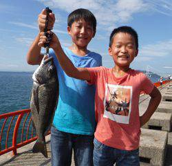 神戸市立平磯海づり公園　チヌ 	42㎝