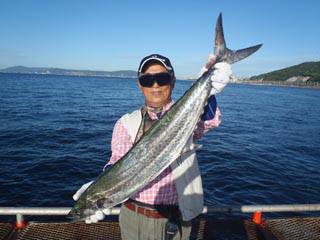 神戸市立須磨海づり公園　サワラ 	90cm…