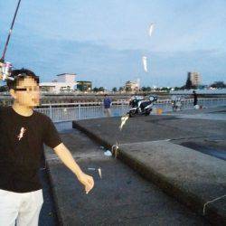 大蔵海岸でウルメイワシ&アオリイカの新子