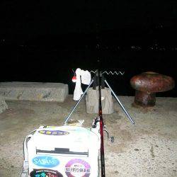 洲本砂場でキス狙い