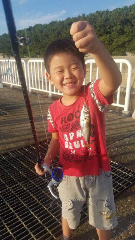 南港魚釣公園にてファミリーフィッシング