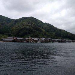 台風後のエギング