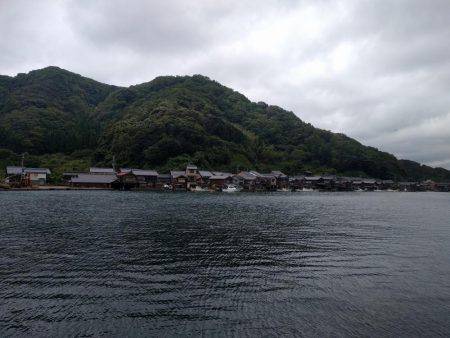 台風後のエギング