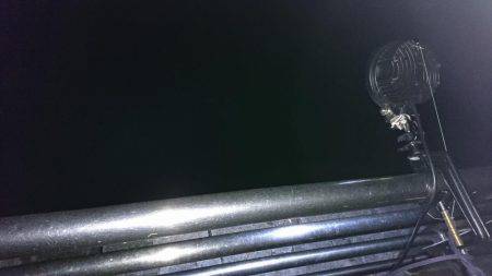 夜釣りで夜サビキとタチウオ