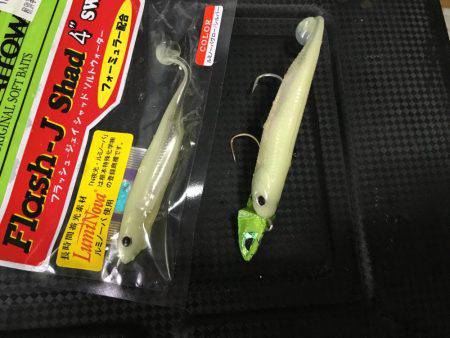 自作ワインドヘッドで爆釣