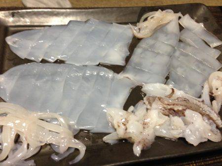 ケンサキとアオリと丸焼きと。