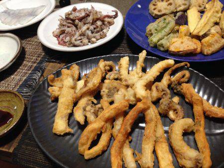 イカの天ぷらが食べたくて