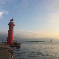 ポーアイ赤灯台でマアジとガシラ