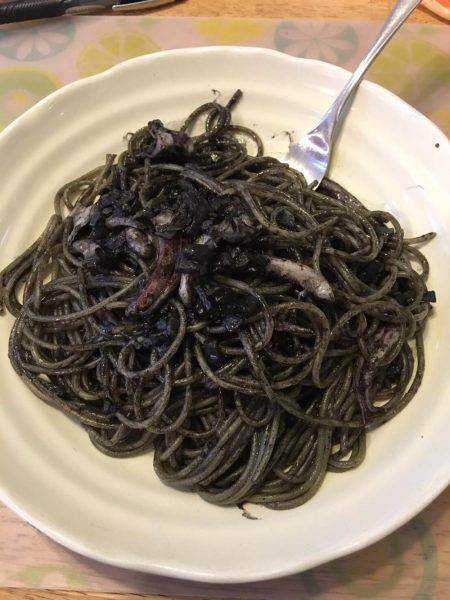 台風後の濁り…