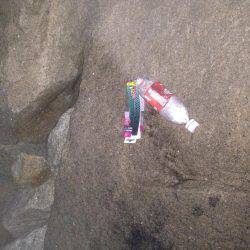 台風後エギング