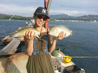 本部釣りイカダ 釣果