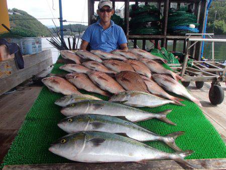 カタタのつり堀 釣果