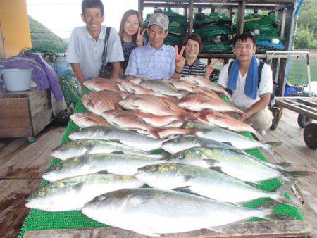 カタタのつり堀 釣果