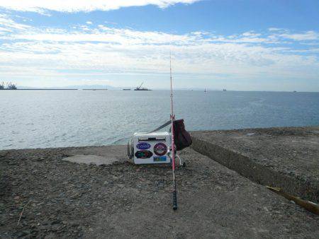 買物待ちの間に二見でキス釣査