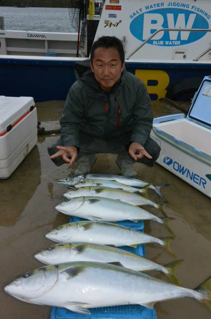 ジギング船 BLUEWATER 釣果