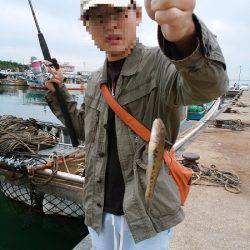 林崎漁港でハゼ釣り