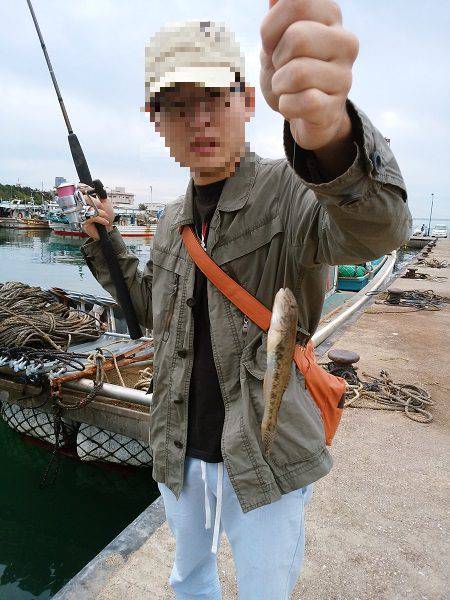 林崎漁港でハゼ釣り