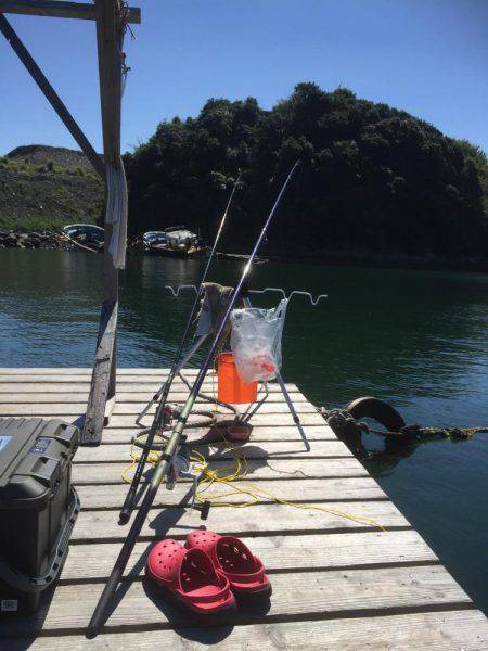 初浜栄丸さんの筏釣り