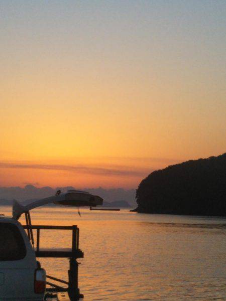 大潟岸壁テンヤでタチウオ