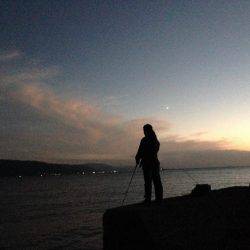 寒い中、タチウオ渋め