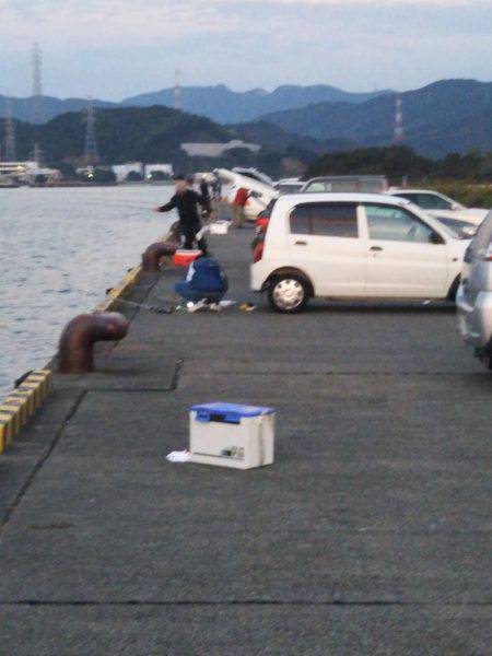 大潟岸壁テンヤでタチウオ