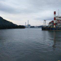 大潟岸壁テンヤでタチウオ