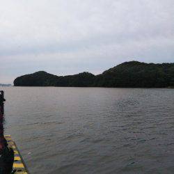 大潟岸壁テンヤでタチウオ