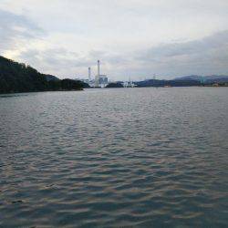 大潟岸壁テンヤでタチウオ