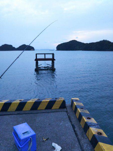 大潟岸壁テンヤでタチウオ&サゴシ