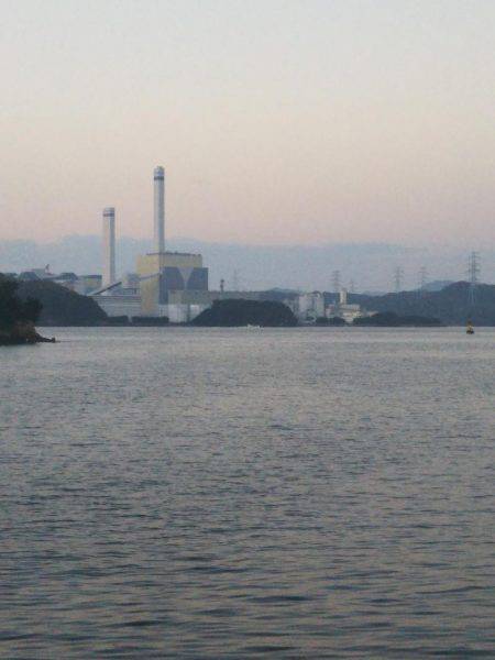 大潟岸壁テンヤでタチウオ