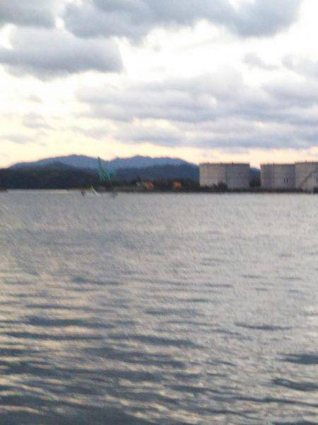 大潟岸壁テンヤでタチウオ