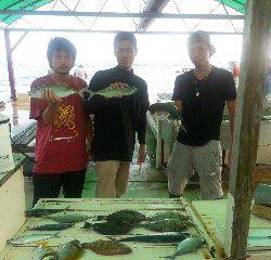 本部釣りイカダ 釣果