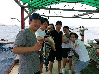 本部釣りイカダ 釣果