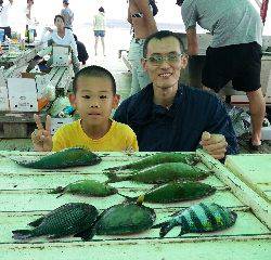 本部釣りイカダ 釣果