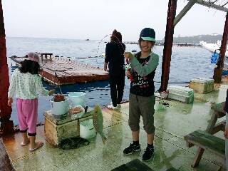 本部釣りイカダ 釣果