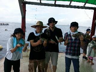 本部釣りイカダ 釣果