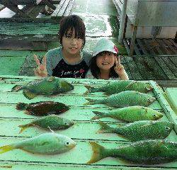 本部釣りイカダ 釣果