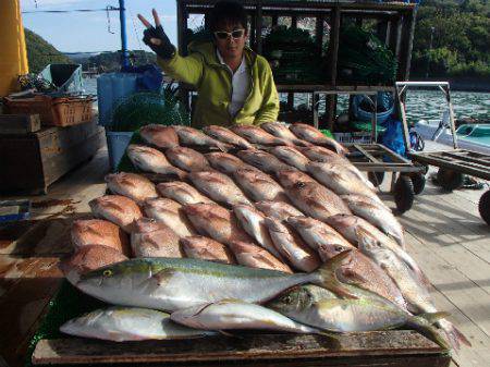 カタタのつり堀 釣果