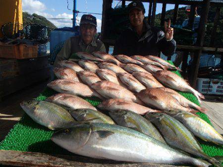 カタタのつり堀 釣果